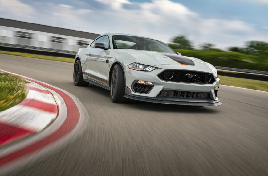 The Ford Mustang Mach 1 Shows Off its Rumbling V8