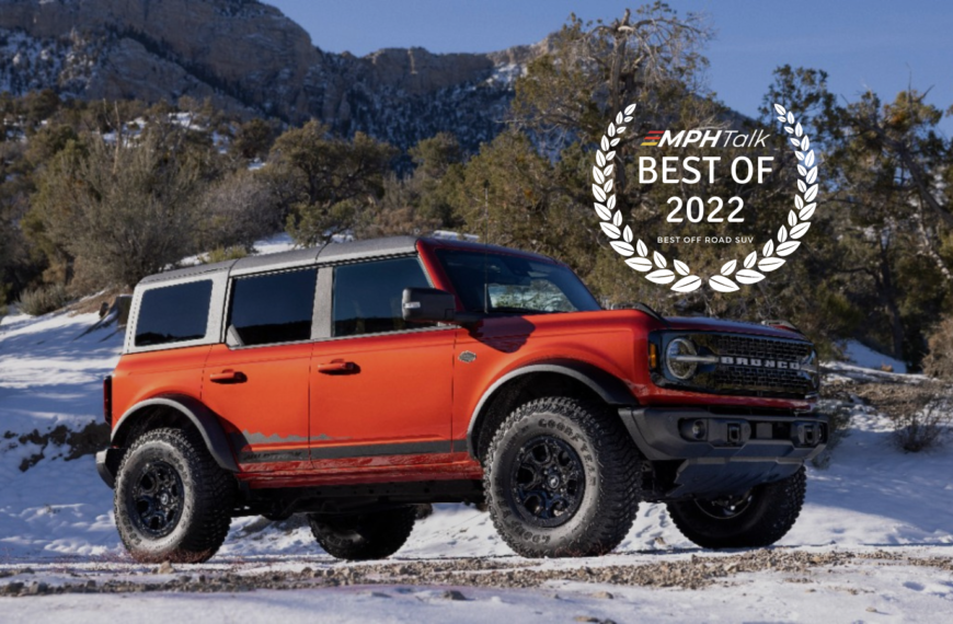 The 2022 Ford Bronco wins our very first Off Road SUV of the Year